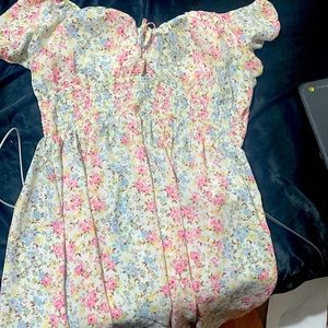 Madden nyc flower dress size XL but fits more like a medium